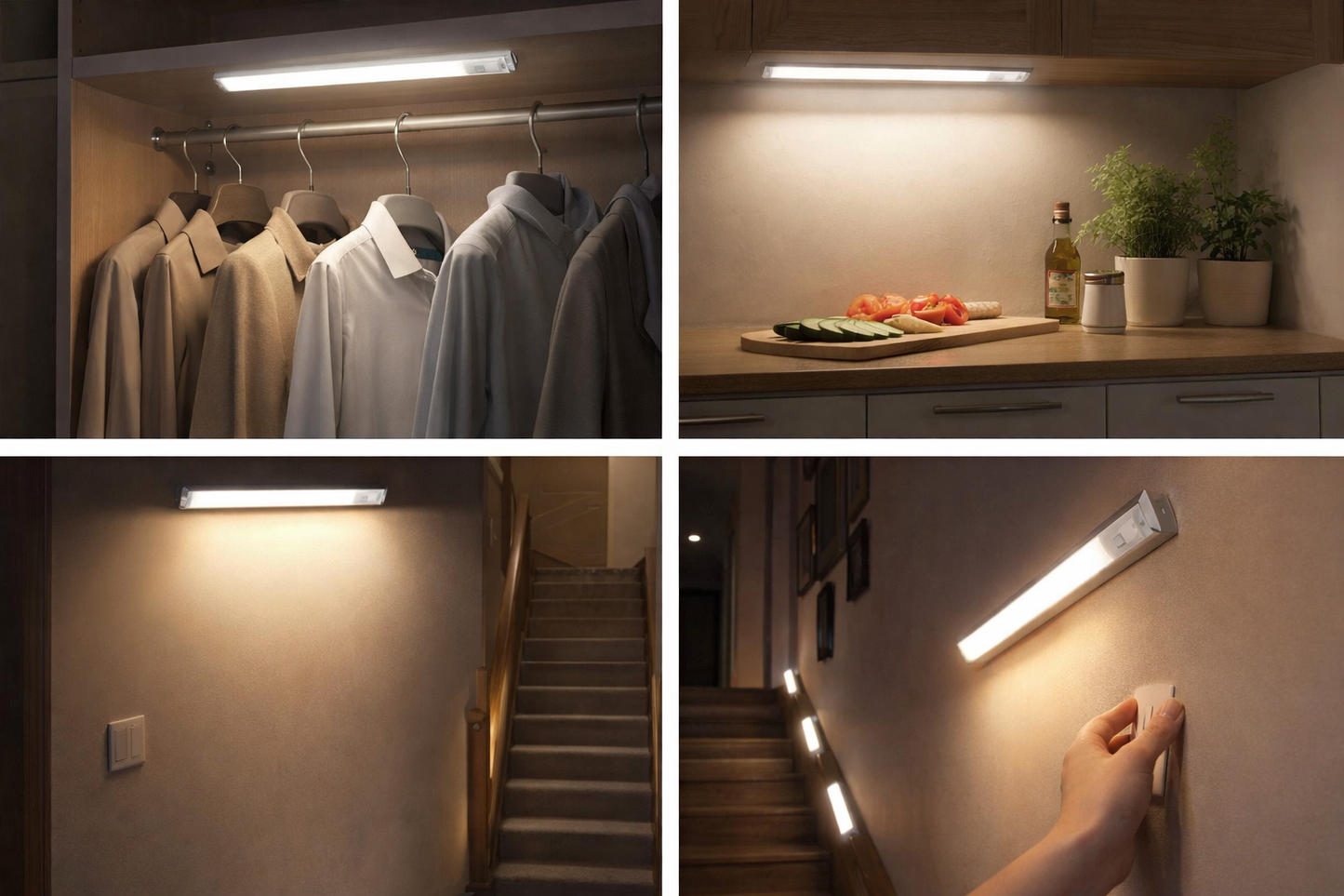 32cm Motion Sensor LED Cabinet Light – Rechargeable & Magnetic
