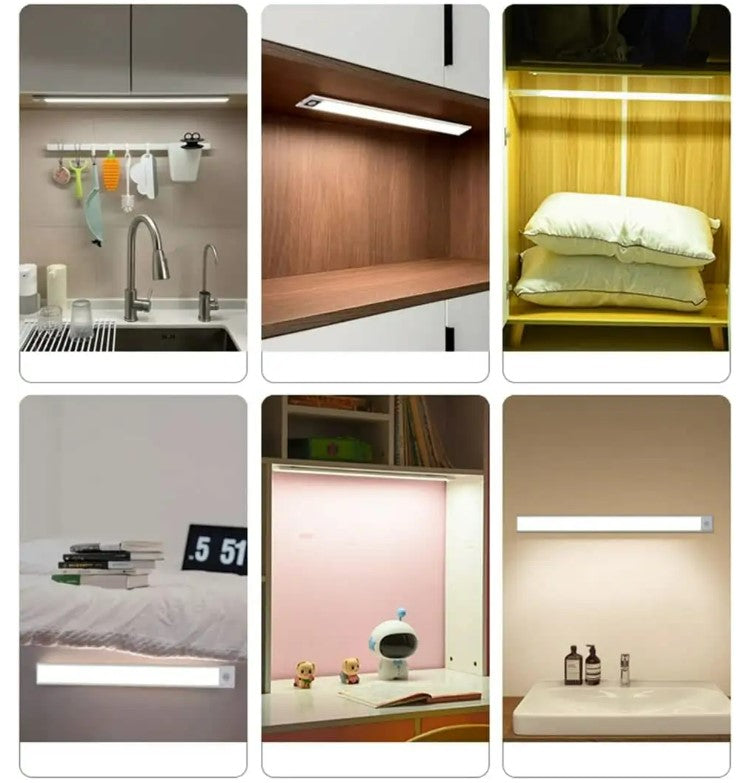 32cm Motion Sensor LED Cabinet Light – Rechargeable & Magnetic