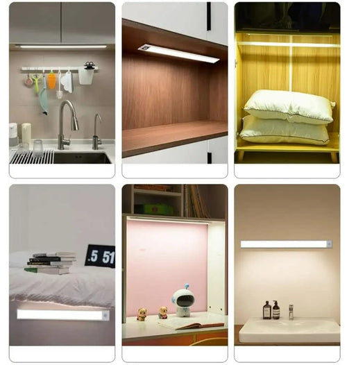 32cm Motion Sensor LED Cabinet Light – Rechargeable & Magnetic