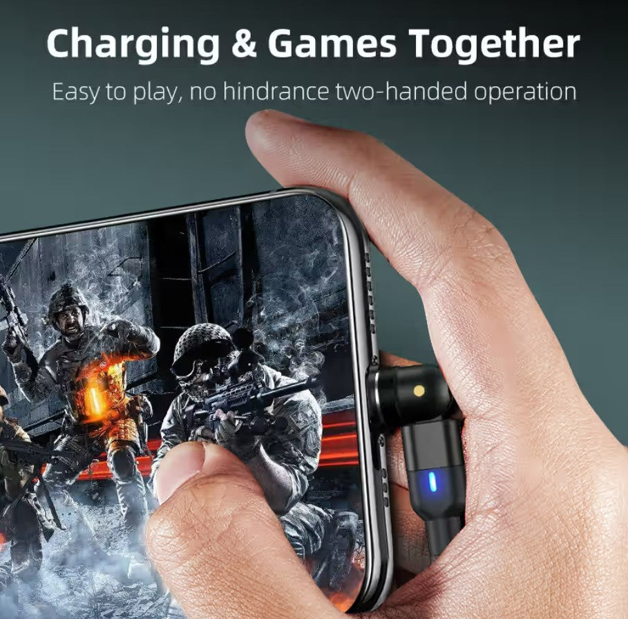 3-in-1 Magnetic Fast Charging Cable - 2M