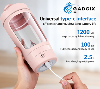Gadgix SmartMix™ Electric Shaker Bottle – 630ml