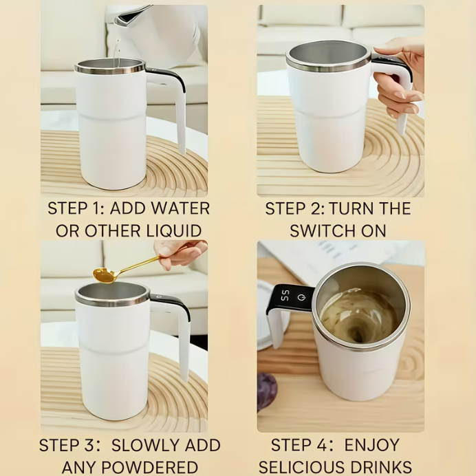 Gadgix SA™ Self-Stirring Coffee Mug
